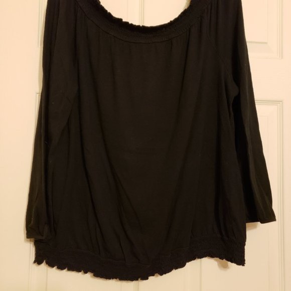 SALE ** NWOT Darling Black Peasant Tunic - Picture 2 of 10